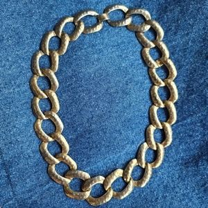 Vintage gold tone chunky/large link chain necklace ✨️
